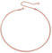 BONNYBIRD® Schlangenkette Rosegold - Flache Schlangenkette Edelstahl Damen Gold Kette ohne Anhänger