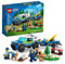 LEGO City Mobile 60369 Jouet de dressage de chien de police avec remorque, parcours d'obstacles et figurines de chiot, pour garçons et filles à partir de 5 ans