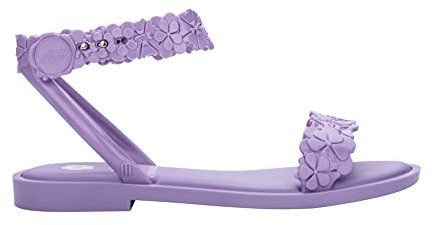 Melissa Wave Sandal Blossom +, Sandalias Planas Mujer, Lila, 40 EU