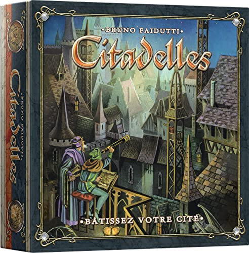 Asmodee - Edge Entertainment – Klassische CITADELLES – Strategisches Gesellschaftsspiel für Kinder ab 10 Jahren – Bauen Sie die schönste Stadt – Diplomatiespiel – 2 bis 7 Spieler – 45 Minuten –