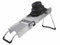 METRO Professional Mandoline coupe-légumes en acier inoxydable, 40 x 20 cm, argent