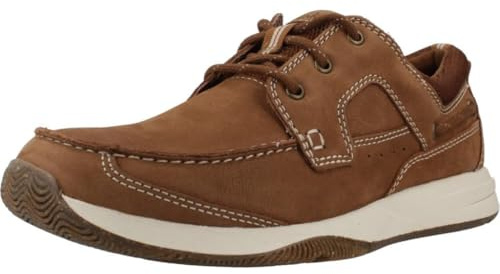 Clarks Sailview Lace Mens Taupe Nubuck, 9