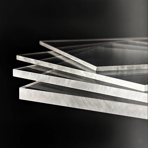Acrylglas Platte GS 2mm Transparent Glasklar Acrylglasplatte Kunststoffplatte Zuschnitt (500 x 500 mm) Acrylplatten (2 mm)