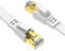 Ercielook Cat 8 Câble Ethernet 0,25m 2 Pièces – Câble Réseau 40Gbps 2000MHz Plat STP RJ45 LAN Câble Compatible avec Routeur Modem Switch