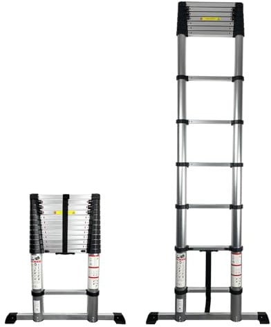 Abbey Telescopic Extension Soft Close Extension Ladder 3.8m