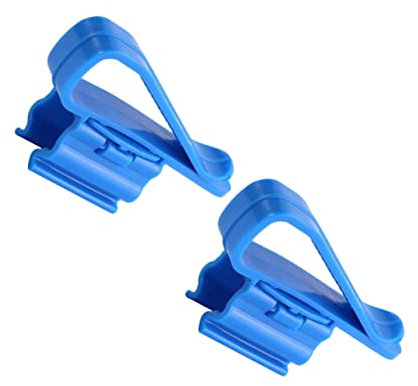 DOITOOL 2pcs Water Fixing Clamp Hose Water Tube Fish Tank Vacuum Water Tank Fish Tank Fish Pump Outflow Aquarium Tubing Water Bucket Holder Filtration Tube Clamp Blue