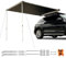 PQXQZ Auto Markise Camping, Höhenverstellbare Auto Zelt, Einziehbare Auto-Seitenmarkise mit Wasserdichter Aufbewahrungstasche (Size : 160x250cm/5.2x8.2ft)