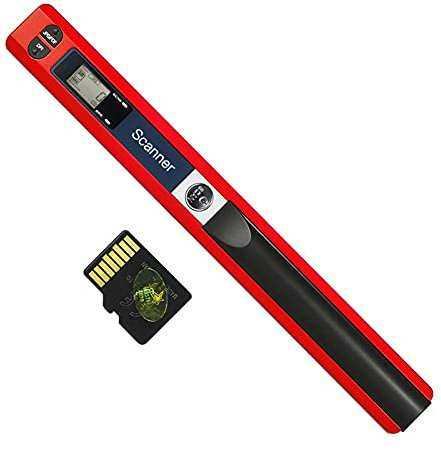 Irfora Portatile portatile portatile scanner senza fili formato A4 900DPI JPG/PDF LCD formato con sacchetto protettivo e scheda di 8GB TF per documenti aziendali Ricette di libri Immagini