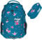 Elephant 2 Teile Set Rucksack Signature Hero Schulrucksack 12723 + Mäppchen Box (Blue Flower 12847)