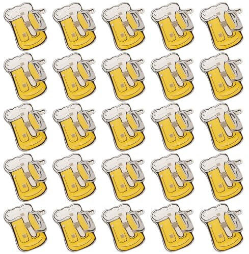 Holibanna 125 Pièces Goupille De Chope De Bière Illuminer Le Badge De La Tasse De Bière Épingles Pour Sacs à Dos Dégustation Fournitures De Fête Boîte De Nuit Enfant Verre De Vin