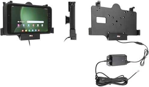 Brodit Gerätehalter 713386 | Made IN Sweden | mit Ladefunktion für Smartphones - Samsung Galaxy Tab Active 3 SM-T570/SM-T575, Galaxy Tab Active 5 SM-X300/SM-X306B