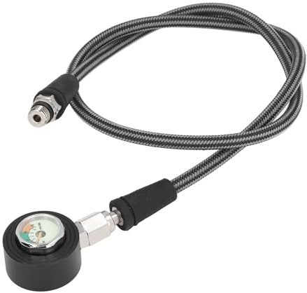 Tauch-Manometer Leuchtend mit Kohlefasergewebe f¨¹r BCD-Regler Unterwasser-Tauchausr¨¹stung Tauchdruckmesser 80cm Tauchzubeh?r BCD-Manometer Tauchger?t