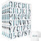 5 Sheets 180 Pcs Iron on Heat Transfers for Clothing, Iron on Letters and Numbers, Personal Blue Color, DIY T-Shirts, Bags, Vests, Hats, Backpacks and Other Clothing Design