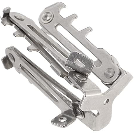 BESPORTBLE Folding Gas Canister Stand Portable Camping Tank Bracket Sturdy Metal Tripod Holder for Outdoor Use