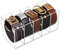 Gürtel Aufbewahrung, Acrylic Gürtel Organizer 5 Fächer Gürtelhalter Transparente Gürtelvitrine Gürtelbehälter für Schrank Krawatte Fliege