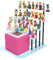 Riuog Shelf for Tonie Figures - Metal Display Stand for Toniebox, Storage Rack for 30-40 Tonie Figures, Kids Room Decor , gifts for children (Blue)
