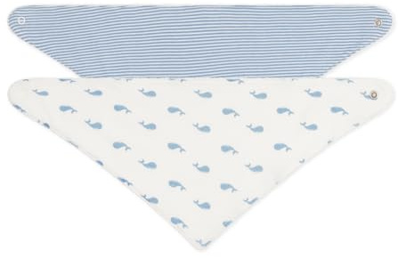 Petit Bateau Lot de bandanas bébé en coton imprimé