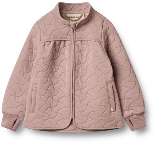 Wheat Thermo Jacke Thilde Mädchen GRS recycelt Atmungsaktiv Wasserabweisend, Warm Rose, 116/6y