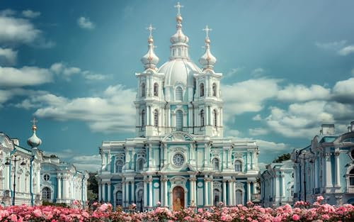 Puzzle 1000 Smolny-Kloster Sankt Petersburg 38x26CM