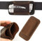 Funda de Cuero Horizontal Retro para Cuchillo - Soporte de cinturón Hecho a Mano para Cuchillos Plegables, Regalo de Pascua Organizador EDC para Hombres(1 Unidad de café)
