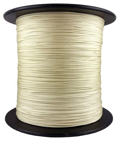 Schnur für Plissee 22m – Spannschnur 0,8 mm – Universell für Plissees, Rollos & Jalousien – Ersatzschnur & Zubehör für Plisseesysteme, (Beigefarbener Sand)