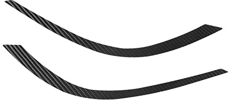 Scheinwerfer-Augenbrauen-Zierset im Kohlefaser-Stil für MX5 2009–2014, Frontleuchte, schwarzes, elegantes Design-Highlight, ABS-Material