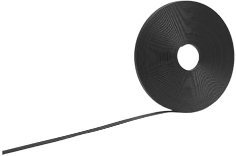FACAIIO Magnetisches Whiteboard-Klebeband, Rolle, 6 mm x 8 m, für schwarze PVC-Folie, Raster, Trennwand, Klassenzimmer und Büroorganisation