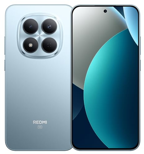 XIAOMI Redmi Note 15 Pro 5G, Smartphone 12GB + 256GB, Batería de Alta Capacidad 6580mAh,Nueva cámara de 200MP, Pantalla AMOLED 1.5K de 6.83 Pulgadas, Azul, Cargador Incluye