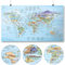 Kitesurf Weltkarte | AWESOME MAPS | Entdecke die 300 Besten Wellen der Welt - 97,5 x 56cm Poster (Kitesurf Map)