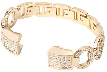 AISPORTS Kompatibel mit Fitbit Alta Armband für Damen, Fitbit Alta Armband Edelstahl Bling Glitzer Diamant Strass Armband Ersatzarmband für Fitbit Alta/Alta HR Fitness Tracker