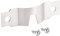 sourcing map 20Stk. Bilder Hänger Platte - U Typ Haken für Rahmen mit Schrauben Silber 48 mm x 15 mm x 0,7 mm, 20 Stück