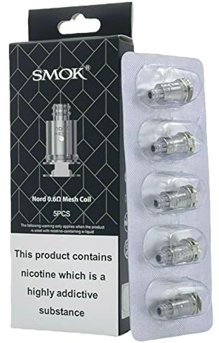 SMOK Spare Coil for Nord TPD Compliant 2ml Capacity - No Battery, No Nicotine (Coil 0.6 Mesh)