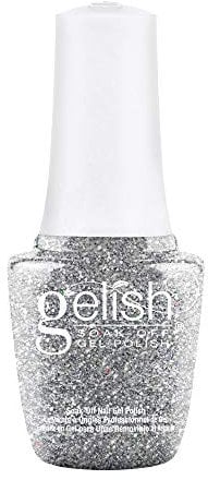 Gelish MINI Am I Making You Soak-Off Gel Polish, Sparkly Gel Nail Polish, Sparkly Nail Colors 9ml