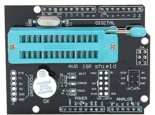 1 Stück Programmer-Erweiterungskarte, AVR ISP Shield Burning Burn Bootloader-Programmierer für R3-Erweiterungskarte