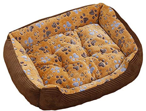 PetPhindU Haustier Hund Weichen Matte, rutschfeste Thermo Sofa Matratze Wasserfeste Füllung Baumwolle Hundekissen für Alle Hunde und Katzen Bett
