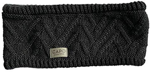 Capo Plait Headband Stirnband (schwarz)