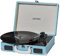 Denver VPL-120BT Bluetooth-Vinyl-Schallplattenspieler mit USB, Aufnahme auf MP3, AUX-IN für Handy/Tablet, Cinch-Ausgang, Stereo-Lautsprecher, Blau