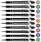 Qingxily Personalisiert Kugelschreiber mit Gravur Hochwertig Personalisierter Metall Stylus Stift Soft-Touch-Kugelschreiber mit Namen Für Mädchen Männer Vielschreiber Schule Büro-12 Stück