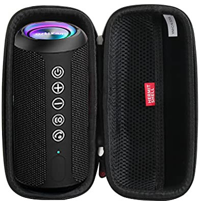 Hermitshell Hard Travel Case for Ortizan Bluetooth Speaker (Black)