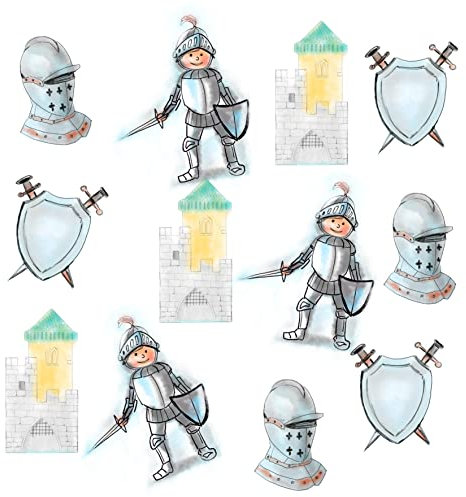 Tischkonfetti zum Kindergeburtstag - Tischdeko - Geburtstag Dekoration (Ritter)