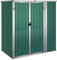 Tidyard Capanno,Casetta,da Giardino,per Esterno con Porta in Acciaio Zintato,Verde,161x89x161 cm,Capanno da Giardino in Acciaio,Capanno Attrezzi Acciaio,Casetta Attrezzi,Casetta Acciaio Lamiera