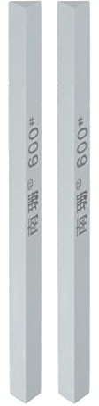 sourcing map 2pcs Sharpening Stones 600 Grit Triangle Green Silicon Carbide Knife Whetstone