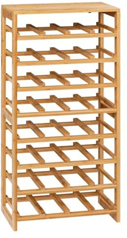 Five - Range Bouteilles en Bambou capacité 32 Bouteilles H 89 cm
