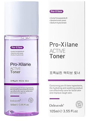 DEleventh Koreanische Marke Pro-Xilane Aktiv-Toner 105ml / Milde Feuchtigkeitspflege, Anti-Aging, Anti-Falten, Verbessert raue Haut, Peptide, Steigert Elastizität und Geschmeidigkeit