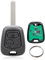 Mando a distancia de 2 botones Vailikey para Peugeot 106 206 107 207 306 307 406 407 Partner Citroen C1 C2 C3 (chip ID46 de 433 MHz) (VA2 en bruto)