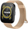 Metallo Cinturino per Amazfit Bip 5 / Amazfit Cheetah Smartwatch, 22mm Acciaio Doppio Magnete Cinturini Compatibile con Amazfit Bip 5/Amazfit Cheetah Pro con Super Magnetico, Oro Rosa