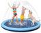 CHAWONER Almohadilla de salpicaduras para perros, 170 cm, antideslizante, para perros, plegable, inflable, para cachorros, tapete de juego para exteriores, jardín, playa, patio trasero