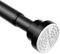 WEIXINHAI Shower Curtain Pole,Extendable Curtain Poles 115-198 Cm,Shower Poles Extendable No Drill,Shower Curtain Rail Non-Slip,Black Shower Pole For Bathroom,Kitchen,Bedroom,Diameter:22 Mm