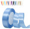 Wasserblau 20mm Satinband 23 Meter, Polyesterband, verschönern Sie Ihre Bastelarbeiten und Feiern, ideal für Geschenkverpackungen, Dekorationen, Hochzeitsautoband, Bänder zum Basteln