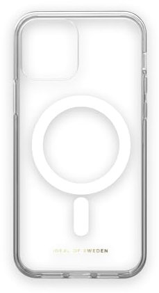 IDEAL OF SWEDEN Durchsichtige Handyhülle mit erhöhten Kanten, Magnetische Handyhülle kompatibel mit Magsafe iPhone-Hülle, für iPhone 12/12 Pro (Clear)